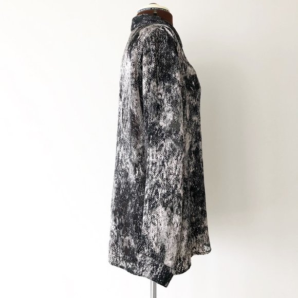 Gold Hawk Rayon/Silk Button Down Shirt Size L - Picture 2 of 5